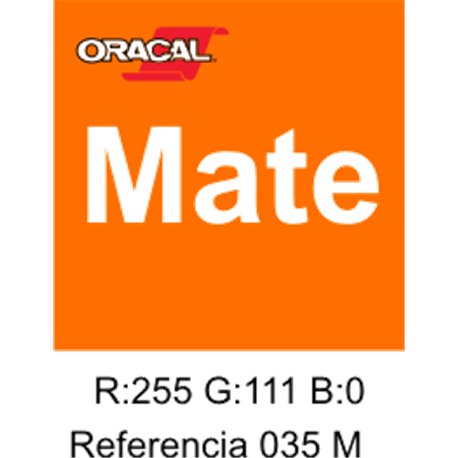 Oracal 631 Pastel Orange 035 MATE